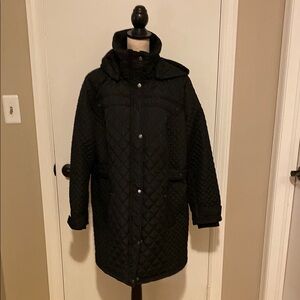Woman’s Black Quilted Jacket